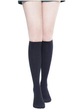 Load image into Gallery viewer, YEJIMONG Women&#39;s School Uniform / Team Sports / Tube Knee High Socks - Navy (6 Pairs / Size 5-9 / Cotton)
