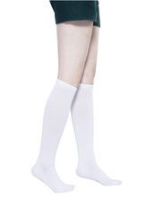 Load image into Gallery viewer, YEJIMONG Women&#39;s School Uniform / Team Sports / Tube Knee High Socks - White (6 Pairs / Size 5-9 / Cotton)
