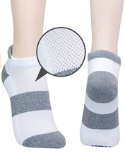 Load image into Gallery viewer, KONY Women&#39;s Athletic Low Cut Ankle Socks - White (6 Pair / Size 6-9 / Cotton)
